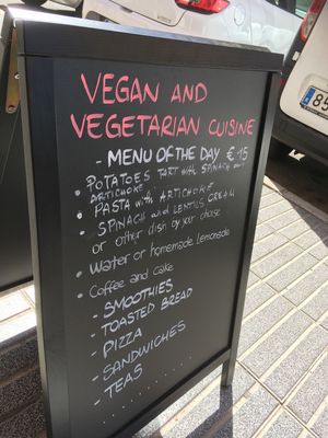 Menu of the day  at Natural 2.6 in Gran Canaria