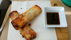 Rollitos de verduras at Natural 2.6 in Gran Canaria