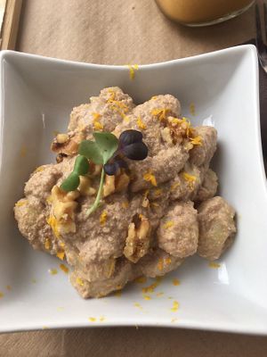 Walnut gnocchis. at Natural 2.6 in Gran Canaria