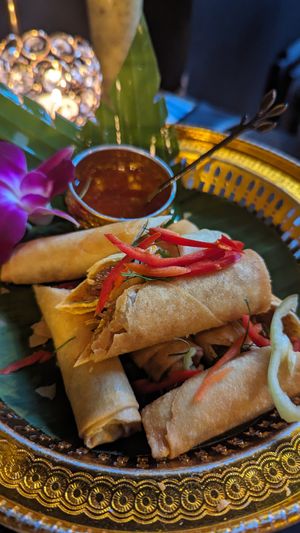 Spring rolls at MAYs in Pattaya