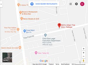 Location at MAYs in Pattaya