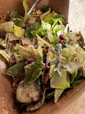 Solid salad bar with tofu and vegan dressings. Generally good grocery options, if not pricey. Sandwiches, juice bar, hot bar, and cold case usually have good options too.  at Eureka Natural Foods in Eureka