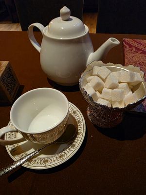 Jasmine tea at Tandoor in Almaty