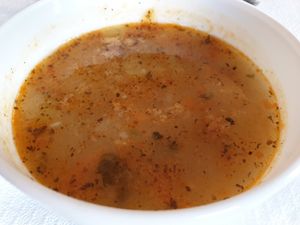 Bean soup at 4Directions in Bansko