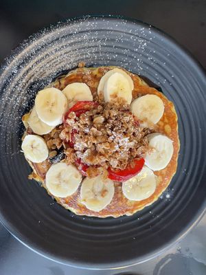 Pancake de calabaza “Pumpkin Pancakes"  at Green Bites in Dorado