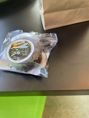 Vegan Power Cookie.  at Green Bites in Dorado