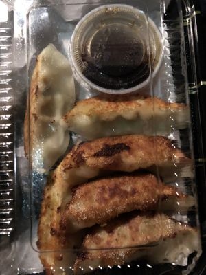 Vegetable gyoza dumpling vegan at Green Recipes in Flushing