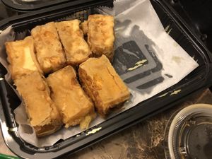 Fried tofu  at Green Recipes in Flushing