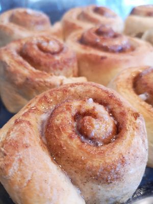 Cinnamon Rolls at Sweet Greens in Bordeaux