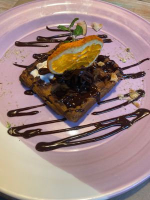 Waffle   at La Casa Viva in Valencia