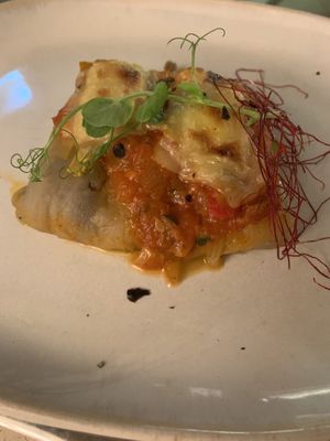 Rollito de berenjena   at La Casa Viva in Valencia