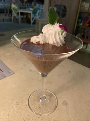 Mouse de arroz y chocolate   at La Casa Viva in Valencia