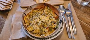 Lasaña de calabaza at La Casa Viva in Valencia