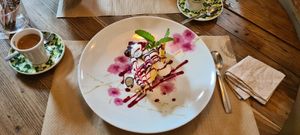 Pastel de kéfir at La Casa Viva in Valencia