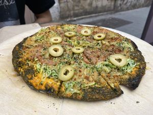 Pizza  at La Casa Viva in Valencia