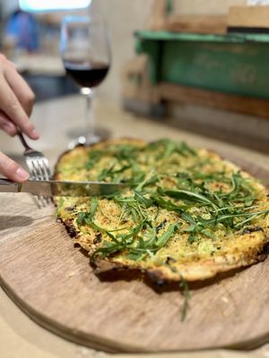 Pizza suave  at La Casa Viva in Valencia