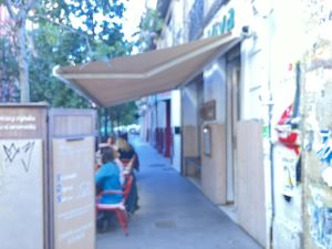 Outside seating  at La Casa Viva in Valencia