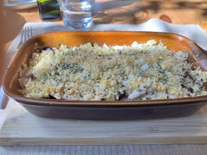 Pumpkin lasagna  at La Casa Viva in Valencia