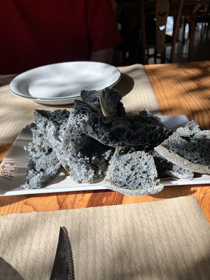 Charcoal Bread at La Casa Viva in Valencia