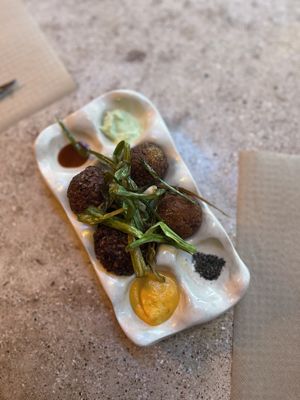 Falafel  at La Casa Viva in Valencia