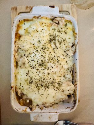 Pumpkin lasagna   at La Casa Viva in Valencia