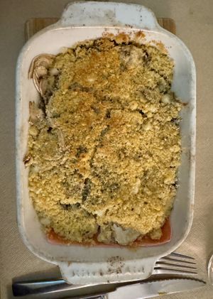 Broccoli lasagna   at La Casa Viva in Valencia