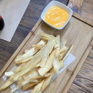 Yuca frita  at La Casa Viva in Valencia