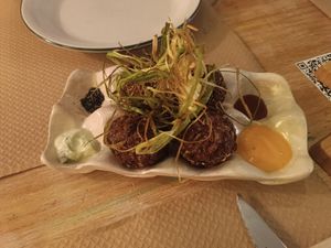 Falafel at La Casa Viva in Valencia