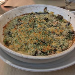 Vegan lasagna at La Casa Viva in Valencia