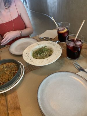 Risotto vegano y lasaña vegana !  at La Casa Viva in Valencia