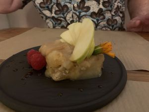 Dessert Apple Cake at La Casa Viva in Valencia