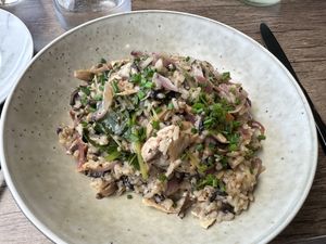 Vegan rossoto  at The Wharf Bar & Kitchen in Saint Helens