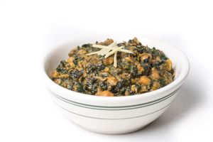 Channa Saag (Spinach & Chickpea) at Tandoori Place in Bronx