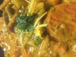 Vegetable Tofu Korma (Vegan) at Tandoori Place in Bronx