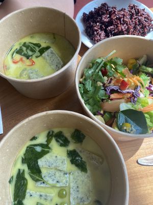 Green Thai Curry  at Veganerie - Silom in Bangkok