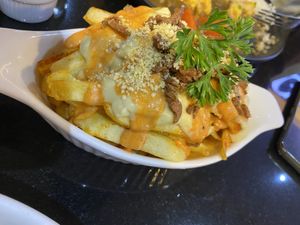 Loaded fries  at Veganerie - Silom in Bangkok