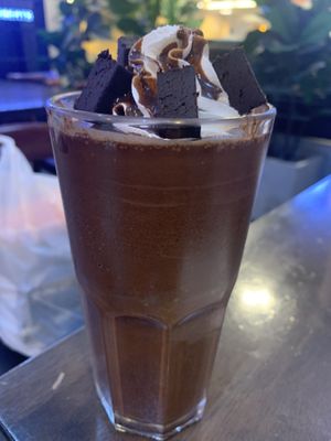Brownie smoothie   at Veganerie - Silom in Bangkok