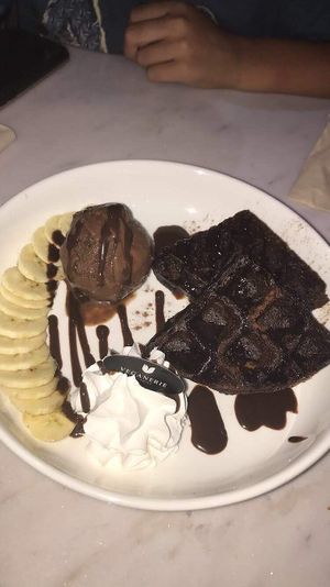 waffles  at Veganerie - Silom in Bangkok