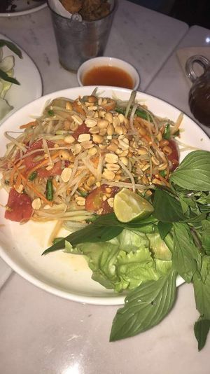 som tam  at Veganerie - Silom in Bangkok