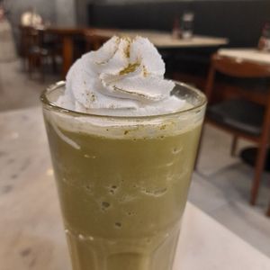 Macha shake at Veganerie - Silom in Bangkok
