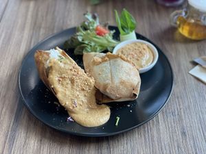 Tofu Satay Wrap - Veganerie Silom, Bangkok  at Veganerie - Silom in Bangkok