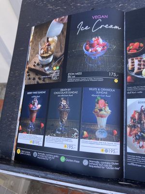 Deserts! The sundae was amazing!  at Veganerie - Silom in Bangkok