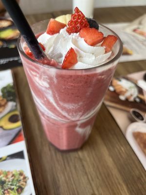 Fruit smoothie   at Veganerie - Silom in Bangkok