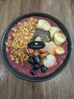 Acai bowl with extra protein at Veganerie - Silom in Bangkok