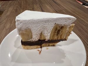Banoffee pie   at Veganerie - Silom in Bangkok