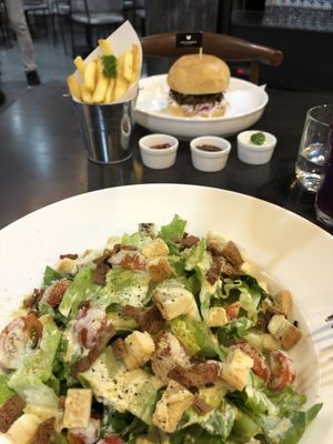 Caesar salad  at Veganerie - Silom in Bangkok
