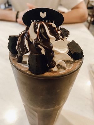 Brownie Shake at Veganerie - Silom in Bangkok