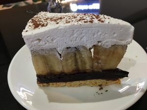 Banoffee Cake at Veganerie - Silom in Bangkok