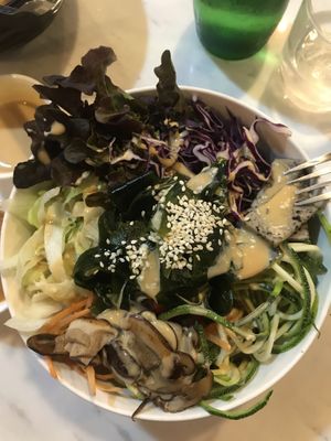 Zoodle oriental mix salad  at Veganerie - Silom in Bangkok