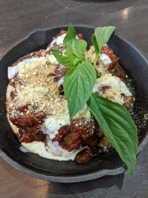 Delicious mushroom meatballs at Veganerie - Silom in Bangkok